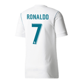 Real Madrid RONALDO #7 Heim-Fußballtrikot Retro 2017/18